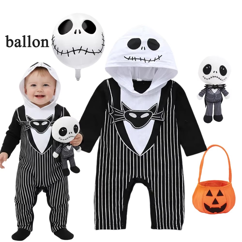 Romper Onesie Baby - 아기 소년 후드 롬퍼 할로윈 코스프레
