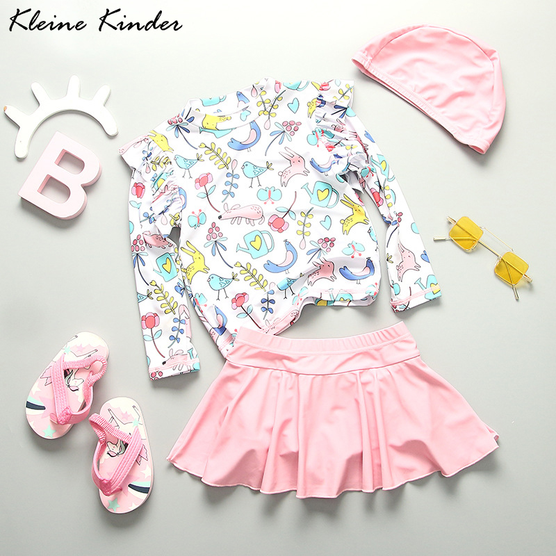 Baby Swimwear Uv - 여아용 만화 수영복, 어린이 수영복, 3