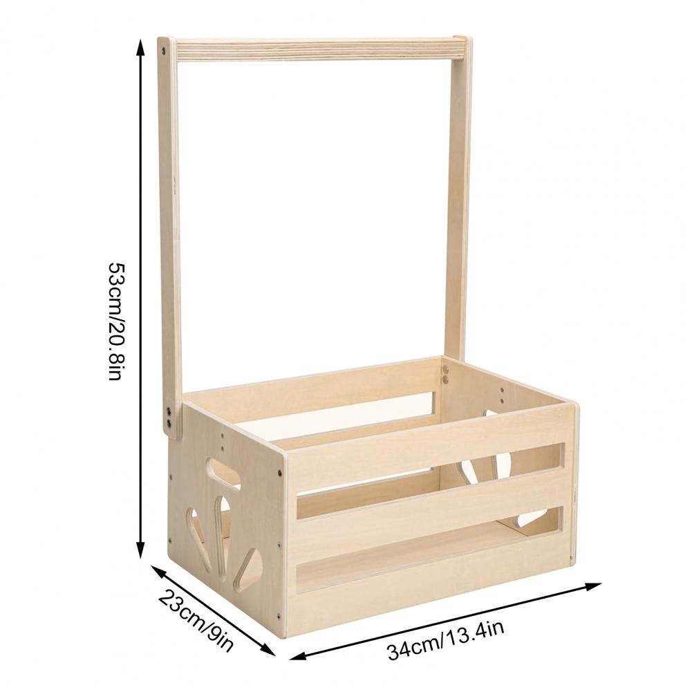 Baby Clothing Rack For Baby Shower - 스무스한 가장자리의 나무 베이비 샤워 크레이트