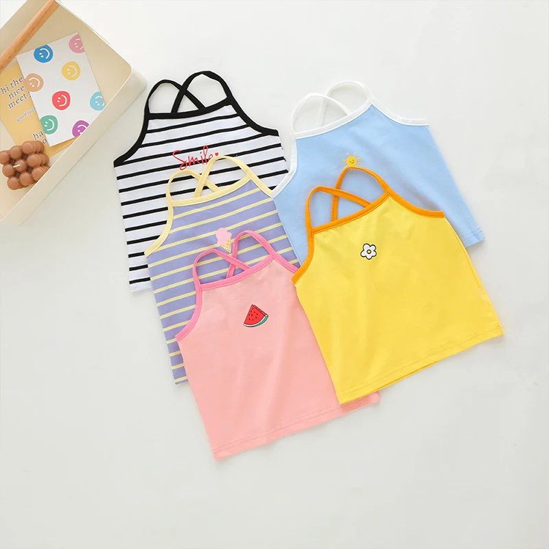 Baby Clothing For Sale - 아동 여름옷 여아 귀여운 만화 탱크탑