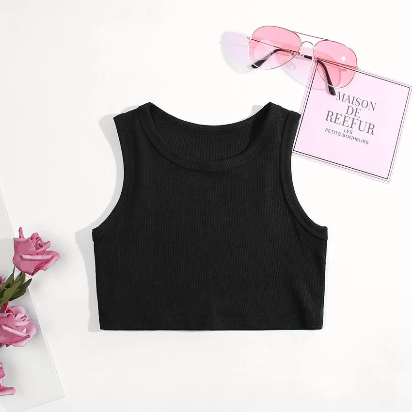 여아용 민소매 티셔츠, 재즈 베이비 탱크 탑, 캐미솔, - Baby Clothing For Sale 리뷰 및 가격