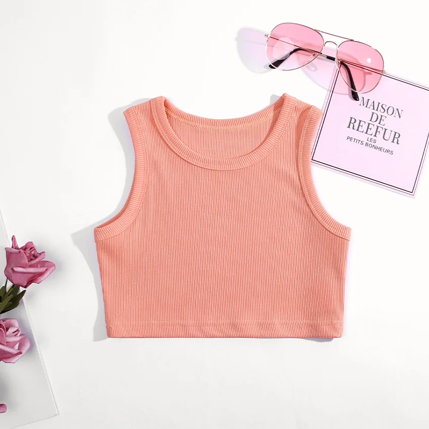 여아용 민소매 티셔츠, 재즈 베이비 탱크 탑, 캐미솔, - Baby Clothing For Sale 리뷰 및 가격