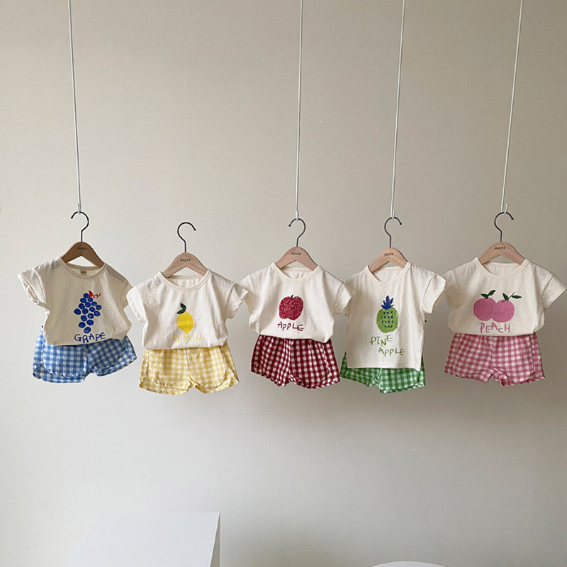 아기 잠옷 세트 코튼 아동 잠옷 유아 여름 민소매 아기 - Baby Clothing For Sale 리뷰 및 가격