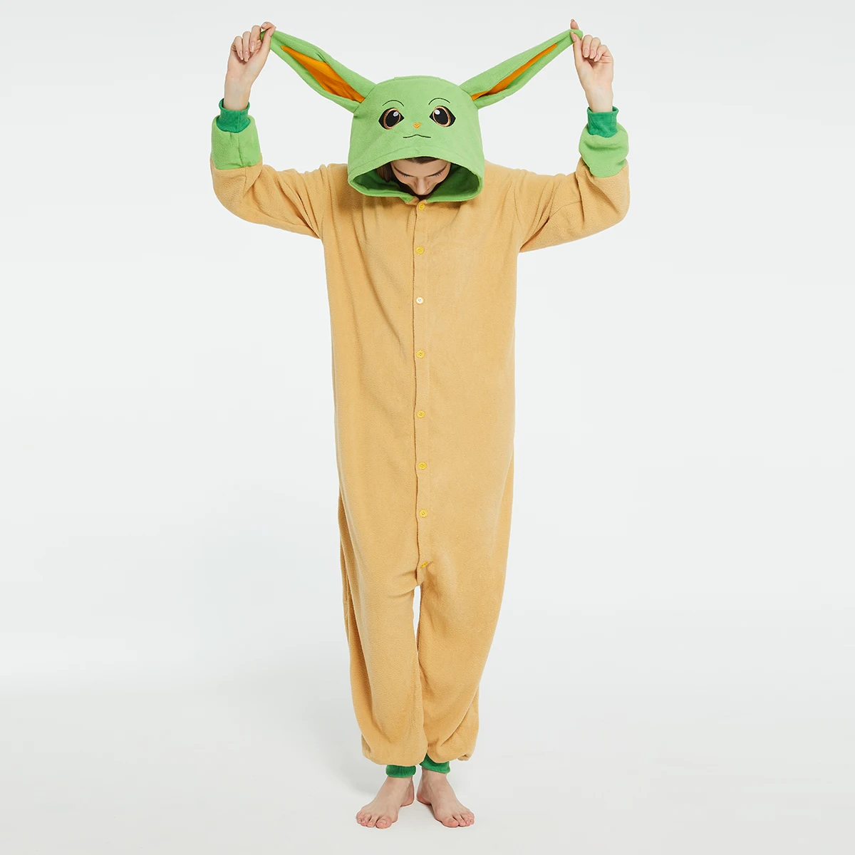 성인 요다 베이비 Grogu Onesies 할로윈 의상 - Romper Onesie Baby 리뷰 및 가격