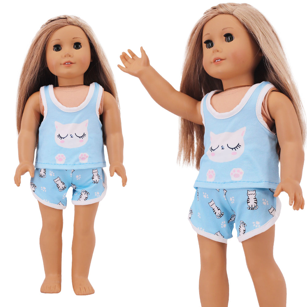 인형 옷 여름 반팔 18인치 아메리칸 인형 및 43cm - Baby Clothing For Sale 리뷰 및 가격