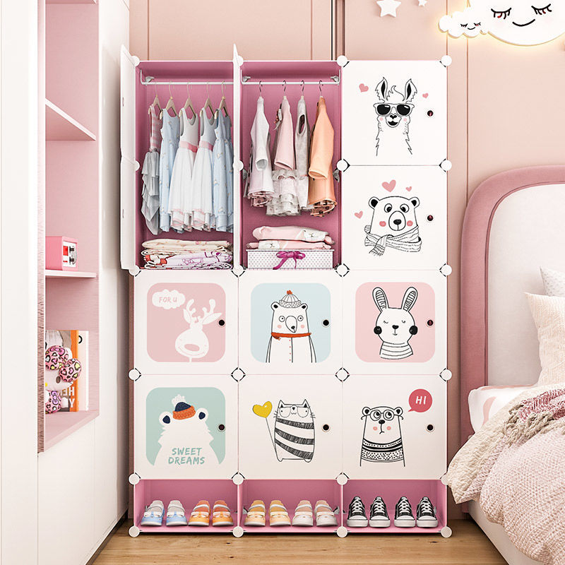 어린이 옷장 의류 접이식 캐비닛, 심플한 내구성 큐브  - Baby Clothing Wardrobe 리뷰 및 가격
