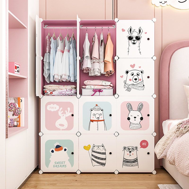 어린이 옷장 의류 접이식 캐비닛, 심플한 내구성 큐브  - Baby Clothing Wardrobe 리뷰 및 가격