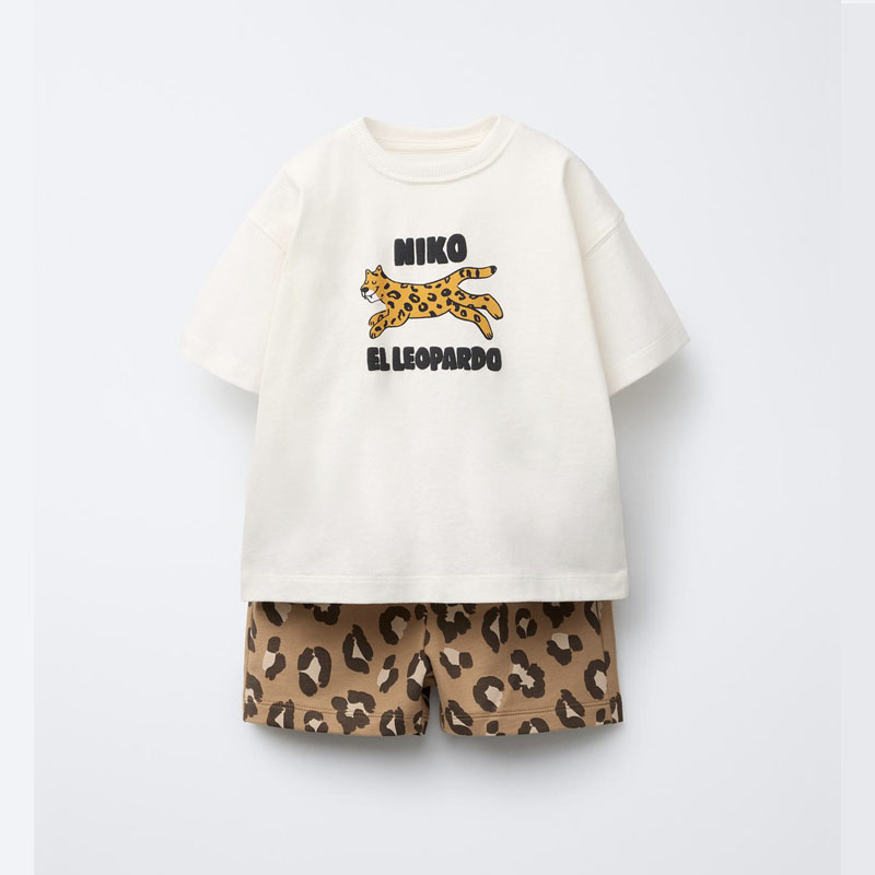 여름 아동 의류 만화 프린트 티셔츠 반바지 정장 아기  - Baby Clothing Boutique 리뷰 및 가격