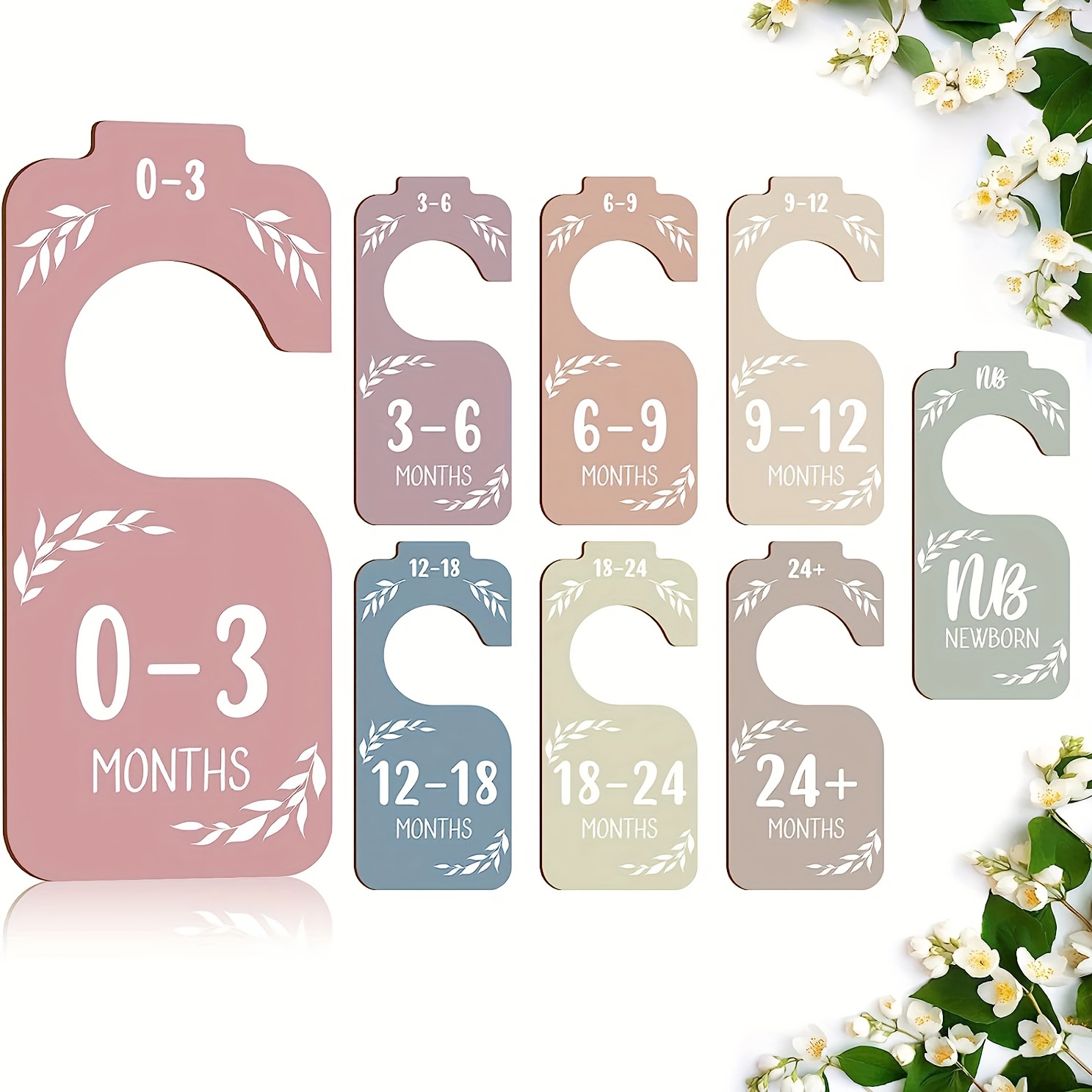아기 옷 주최자에 대 한 8pcs 나무 아기 옷장 분배 - Baby Clothing Wardrobe 리뷰 및 가격