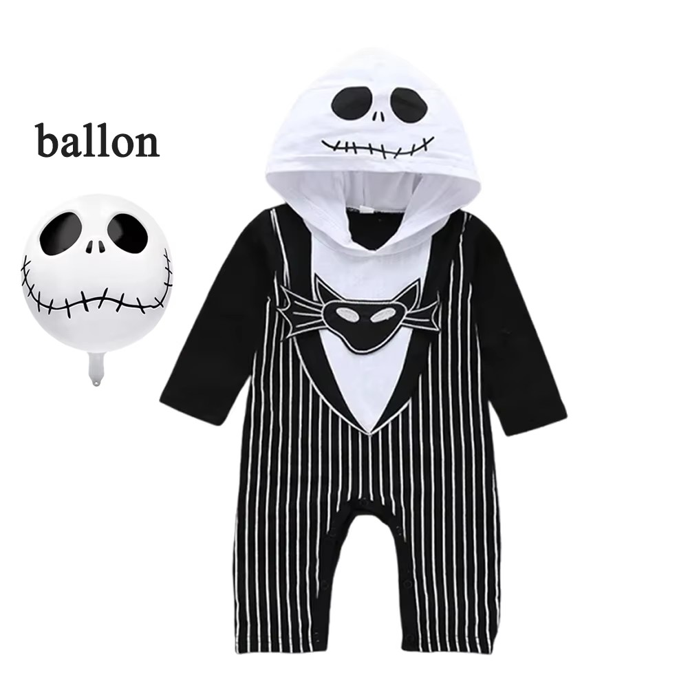 아기 소년 후드 롬퍼 할로윈 코스프레 잭 호러 나이트메 - Romper Onesie Baby 리뷰 및 가격