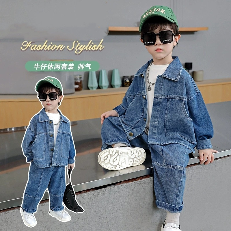 베이비 보이 부티크 의류 세트 패션 남자아이 데님 재킷 - Baby Clothing Boutique 리뷰 및 가격