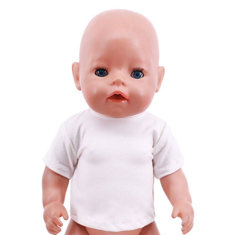 인형 옷 여름 티셔츠 순수 코튼 반팔 수제 솔리드 컬러 - Baby Clothing For Sale 리뷰 및 가격