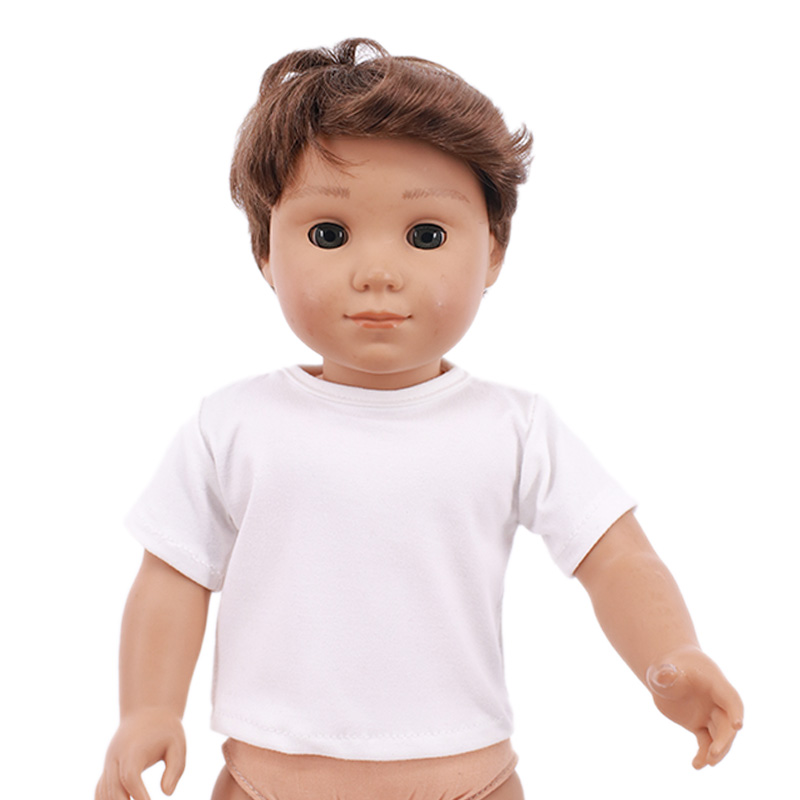 인형 옷 여름 티셔츠 순수 코튼 반팔 수제 솔리드 컬러 - Baby Clothing For Sale 리뷰 및 가격