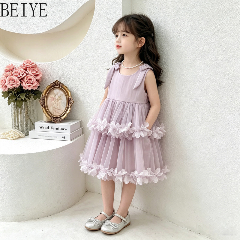 어린이 꽃 디자인 의류 여름 새로운 프랑스어 슈퍼 멋진 - Baby Clothing High End 리뷰 및 가격