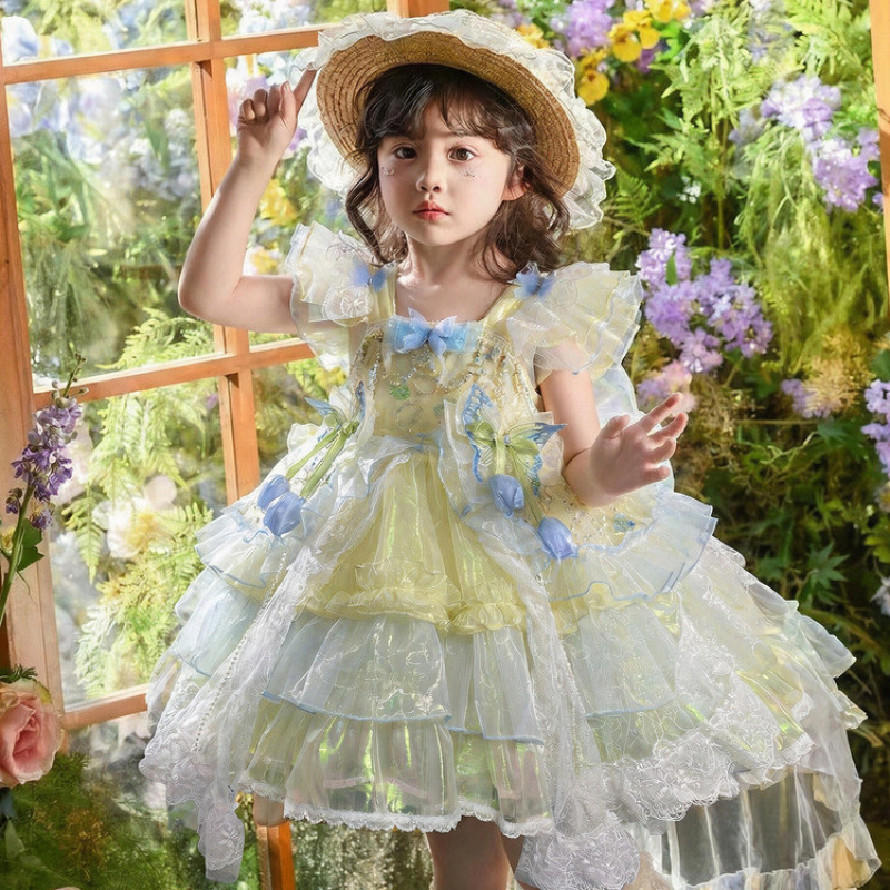 여아 고급 로리타 공주 드레스 아동 생일 드레스 여아  - Baby Clothing High End 리뷰 및 가격