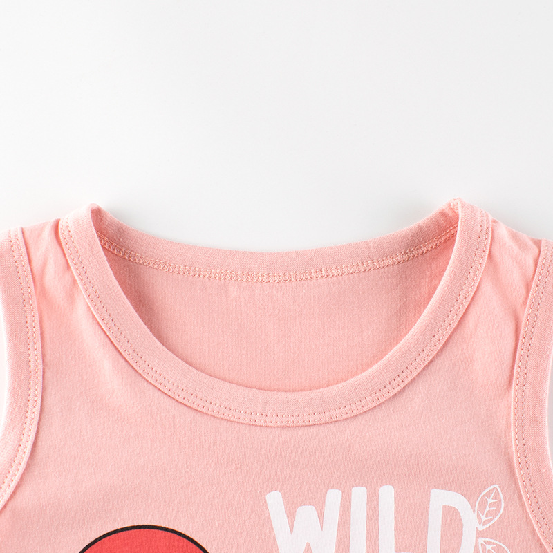 2023 여름 여아용 어린이 조끼, 100% 코튼 공룡 - Baby Clothing For Sale 리뷰 및 가격